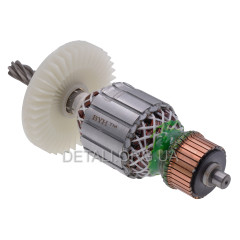 Якорь отбойного молотка Makita HM 1202C / HM 1242C (192*54 7-з /право) аналог 516803-7 2