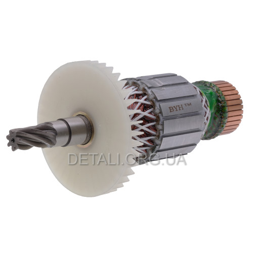 Якорь отбойного молотка Makita HM 1202C / HM 1242C (192*54 7-з /право) аналог 516803-7