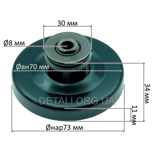 Чашка зчеплення електропили Stern 405 YT (d70*73 h11*34)