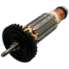 Якорь болгарка Makita GA 9555/GA 9553 оригинал (152*32 резьба 6мм) 515619-7 2