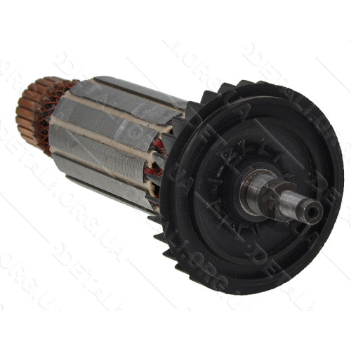 Якір болгарки Makita 9526B (155*32 під вал 6мм / шліц) аналог 518836-8
