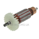 Якір болгарка Einhell 115 (№3) під стопорне кільце (140*32 шпонка 8мм)