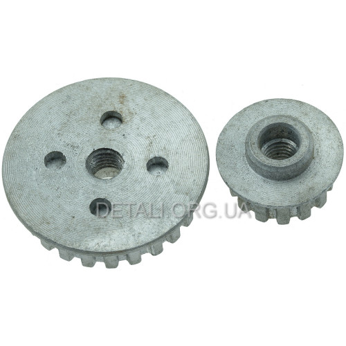 Шкивы рубанка VJ Parts d1 22mm d2 38mm h1 15mm h2 13mm вн. резьба 7mm