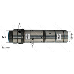 Ствол великий бочкового перфоратора D25 L 156 №1