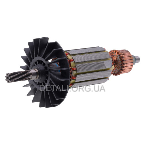 Якір перфоратора Bosch GBH 2-26 DFR/DRE (153*35 7-з/ліво) аналог 1614010709