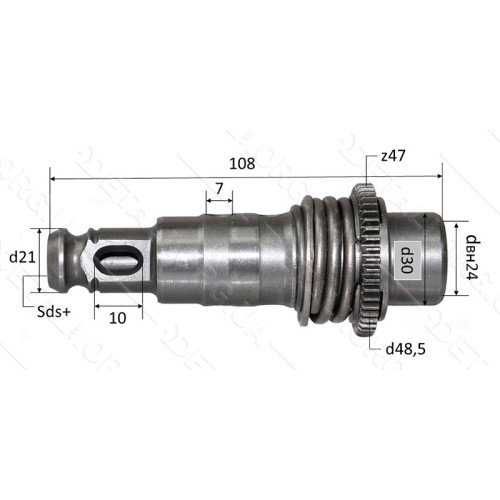 Ствол перфоратора Bosch 2-20 в сборе аналог 1617000812