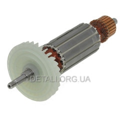 Якір болгарки Makita 9558HN аналог 515613-9 (165*32 посадка 6мм) 2