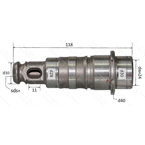 Ствол перфоратора Bosch 2-20 голий аналог 1616490058