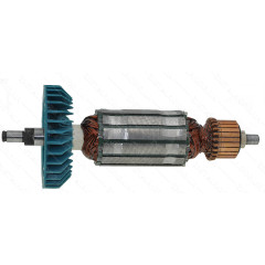 Якорь болгарки Makita 9527NB (144*32 под вал 6,5мм / шлиц) GUA аналог 517308-0 2
