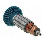 Якорь болгарки Makita 9527NB (144*32 под вал 6,5мм / шлиц) GUA аналог 517308-0