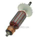 Якір болгарка Інтерскол 125 900W (165,5*35 шпонка 8мм)