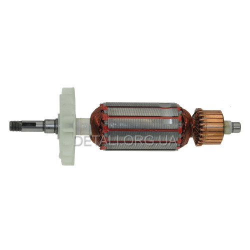 Якорь болгарка Интерскол 125 900W (165,5*35 шпонка 8мм)