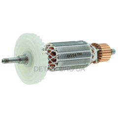 Якорь болгарки Makita GA9555NB, GA9554NB (152*32 резьба 6мм) аналог 515619-7 2