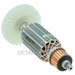 Якорь болгарки Makita GA9555NB, GA9554NB (152*32 резьба 6мм) аналог 515619-7