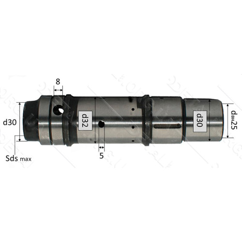 Ствол большой бочкового перфоратора dвн 25 L156 №4