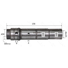 Ствол большой бочкового перфоратора dвн 25 L156 №3