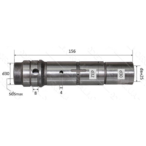 Ствол большой бочкового перфоратора dвн 25 L156 №3