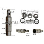 Ствол+бойок перфоратора DeWalt D25102 (D29.5*32 L130, D внутр.26мм)