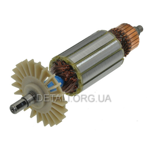 Якорь болгарка Einhell 125 нов (159*37 шпонка 8мм)