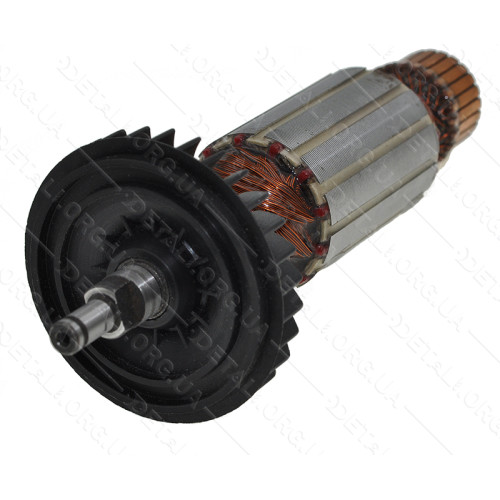 Якір Болгарка Makita 9523B (155*32 під вал 6мм/шліц) аналог 517301-4