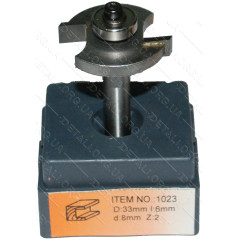 Фреза Globus Item 1023 D33mm L6mm d8mm  Z : 2