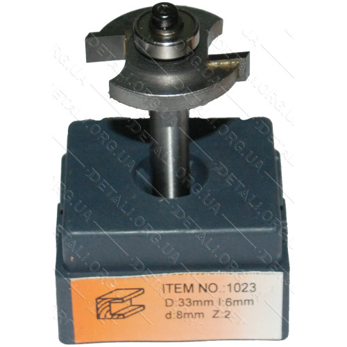 Фреза Globus Item 1023 D33mm L6mm d8mm Z:2