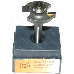 Фреза Globus Item 1023 D33mm l6mm d8mm  Z1