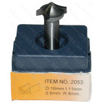 Фреза Globus Item 2053 D16mm L11mm d8mm R8mm