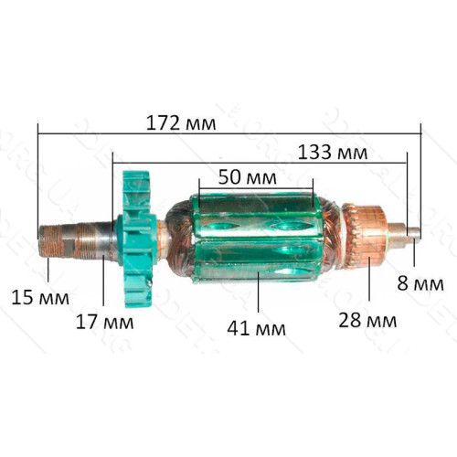якір фрезер Craft 900 Вт( 172*41 різьблення 15)