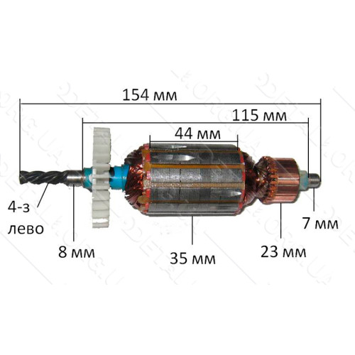 якір дриль Craft CPD 13/1100( 154*35 4-з /ліво)