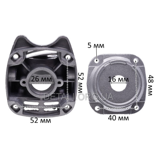 Корпус редуктора болгарки УШМ Einhell 850-1