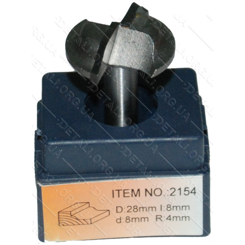 Фреза Globus Item 2154 D28mm  L8mm d8mm R4mm