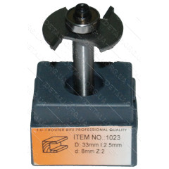 Фреза Globus Item 1023 D33mm L2.5mm d8mm Z: 2