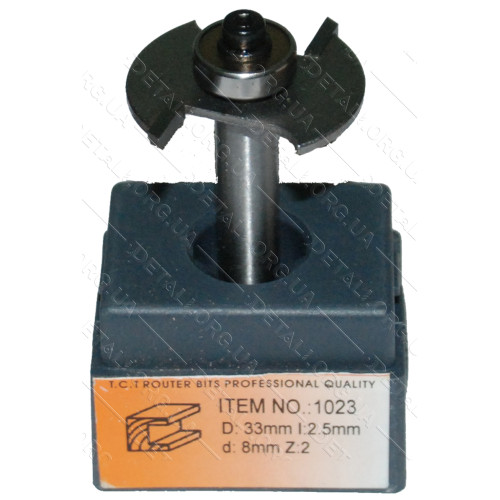 Фреза Globus Item 1023 D33mm L2.5mm d8mm Z: 2