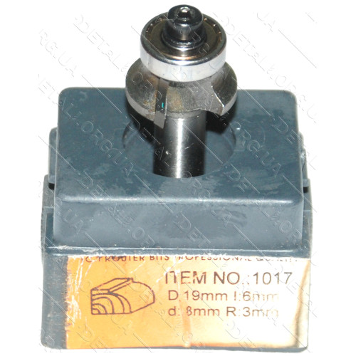 Фреза Globus Item 1017 D19mm l6mm d8mm R3mm