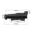 Кнопка болгарки Bosch GWS 24-230 H, GWS 20-180 H (2 контакти)
