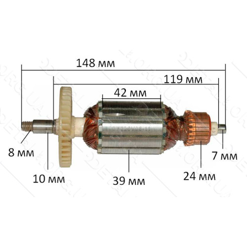 Якорь рубанок Темп 950К/Craft CP-900(148*39 резьба 8мм)