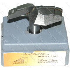 Фреза Globus Item 2402 D60mm l10mm d12mm C12mm