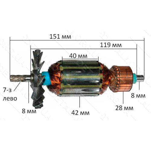 якір Ножиці Темп 3,2( 151*42 7-з /ліво)