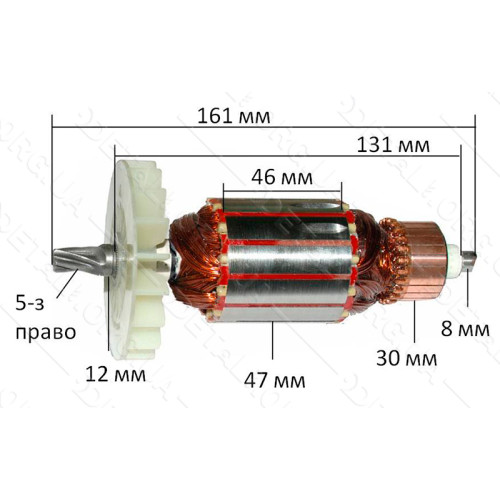 якір перфоратор Craft - Tec 2200( 161*47 5-з /право)