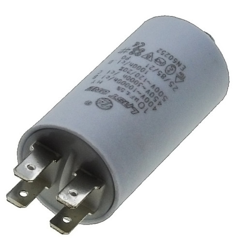Конденсатор Last One 10мкф клеммы + винт HY2 CBB-60M (D30 / H57 мм)