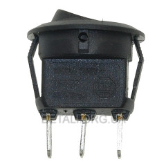 Тумблер круглый 3 положения 3 контакта d23 mm 6A 2