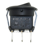 Тумблер круглый 3 положения 3 контакта d23 mm 6A