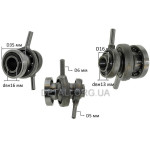Пьяный подшипник перфоратора Bosch 2-28 двойной аналог 16170006BX