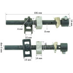 Шток лобзика в сборе 1003 D8 L106 рюмка 30*10 мм Defiant DJS-810