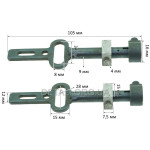 Шток лобзика D9 L105мм (рюмка 27*8)