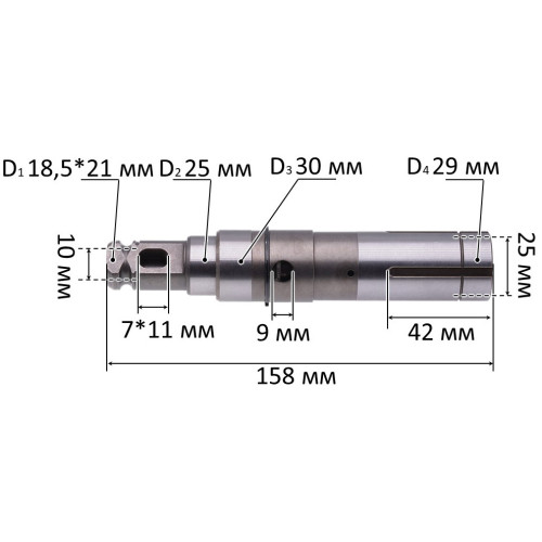Ствол перфоратор Makita HR2811F оригинал 123191-1