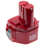 Акумулятор шуруповерта Makita 12V 1,5Ah аналог 6270D