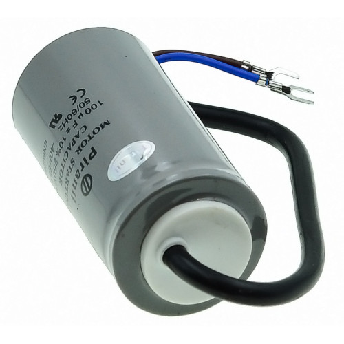 Конденсатор пусковий 100мкф 250V (D42 / H81 / дроти)