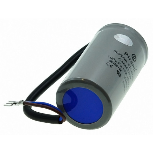 Конденсатор пусковий 100мкф 250V (D42 / H81 / дроти)